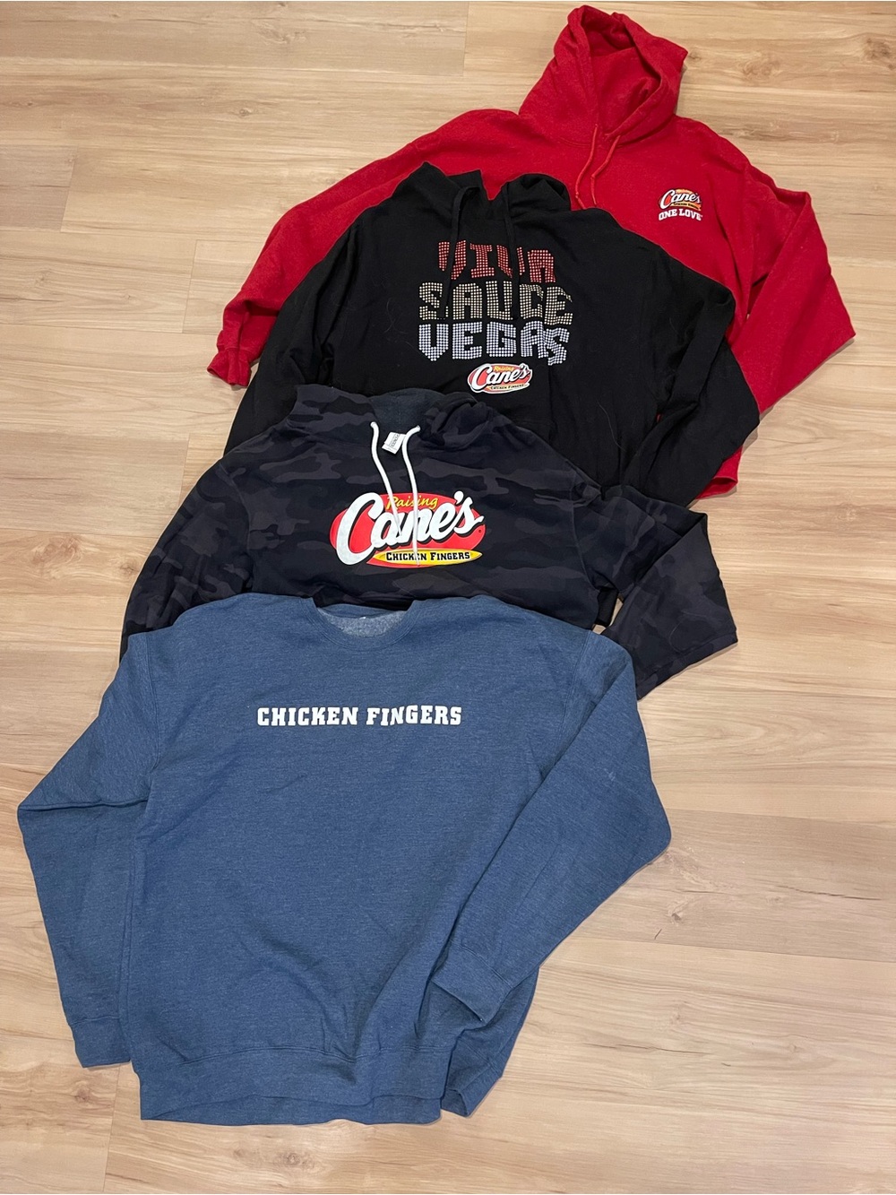 Raising Cane’s Sweatshirt Lot